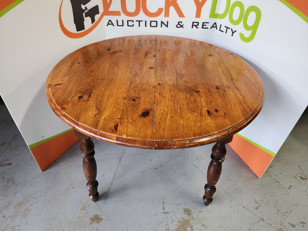Wooden Dining Table Measures 29.5" Tall x 44" Wide 