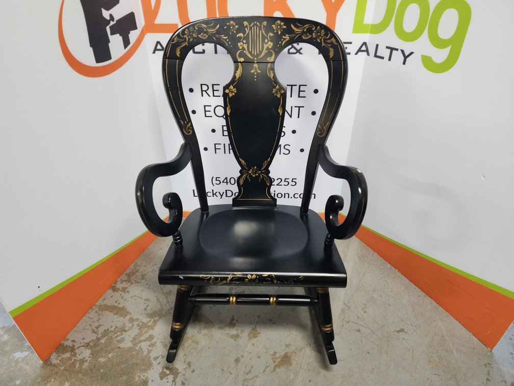 Wooden Rocking Chair Measures 37" Tall x 24" Wide x 24" Deep