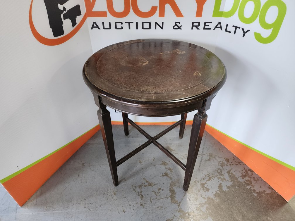 South Cone Round End Table Measures 29.5" Tall x 28" Wide 