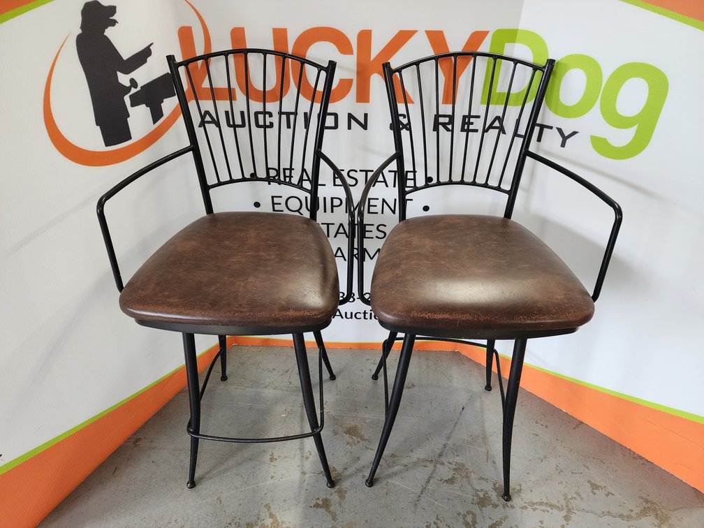 Swivel Bar Stools (2) Included Measure 39.5" Tall x 20" Wide 