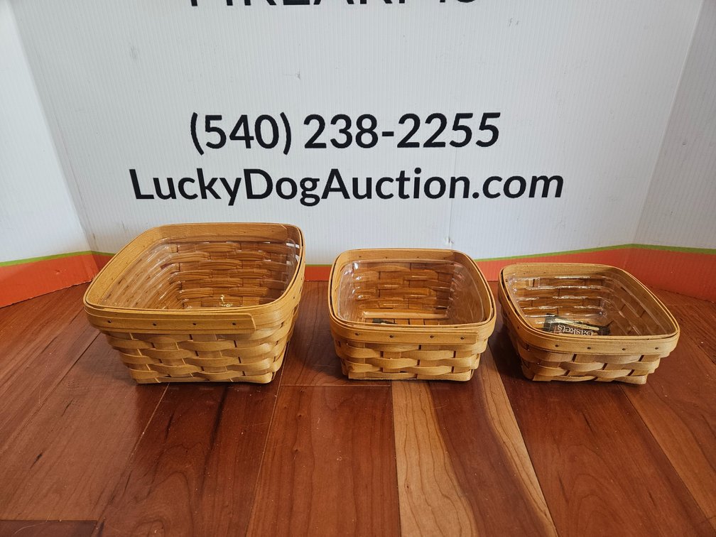 Longaberger Baskets (3 Included)
