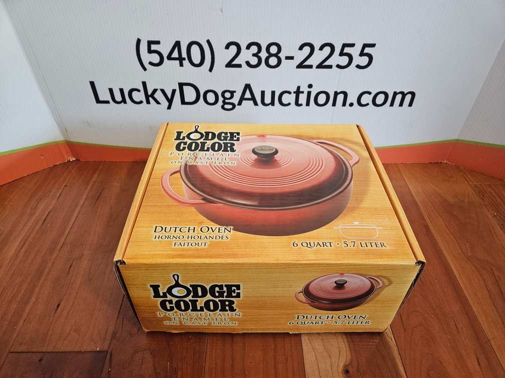 Lodge Color Porcelain Enamel On Cast Iron Dutch Oven 6 Quart 