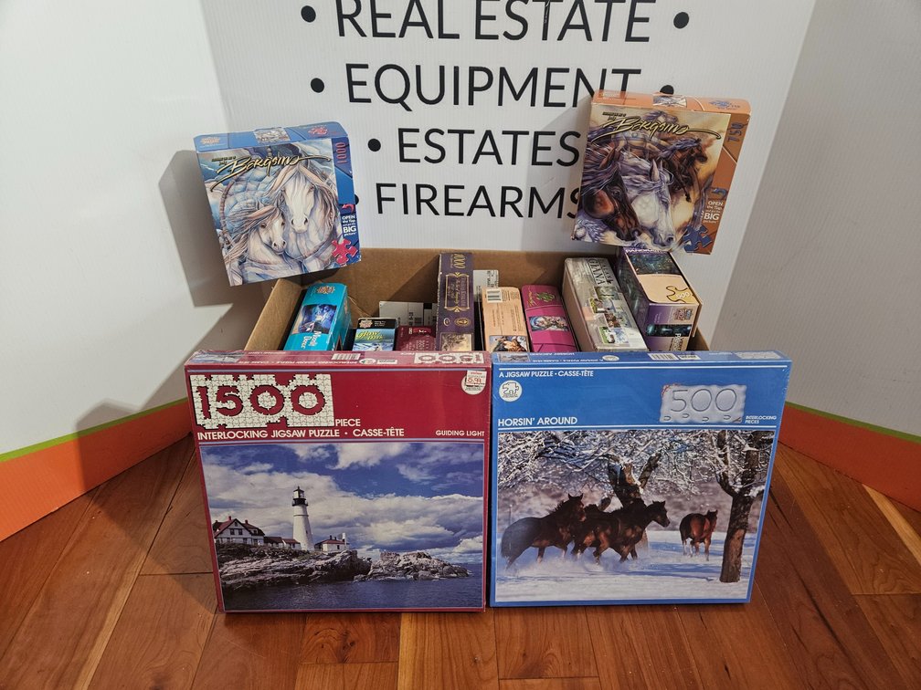 Assorted Puzzles Thomas Kinkade and More 