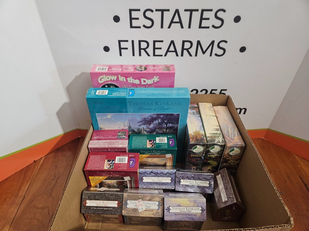 Assorted Puzzles Thomas Kinkade and More 