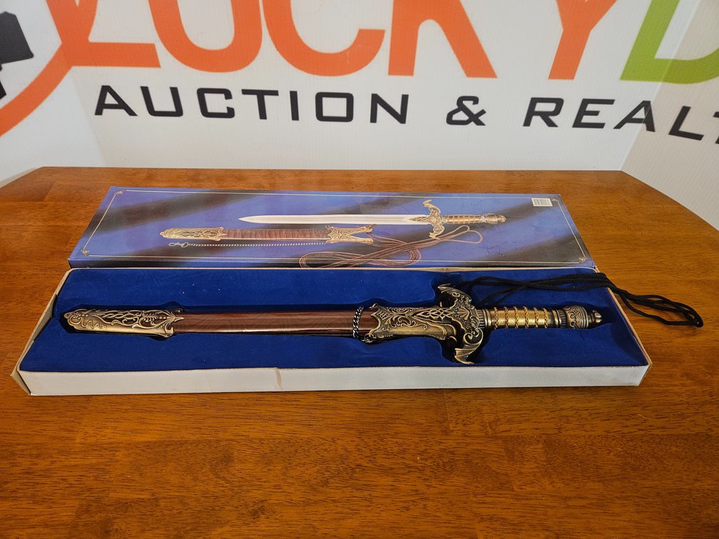 Sword W/Sheath and Box - Measures 21" Long