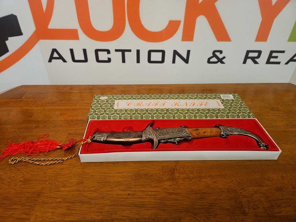 Craft Knife W/Sheath and Box - Measures 13.5" Long