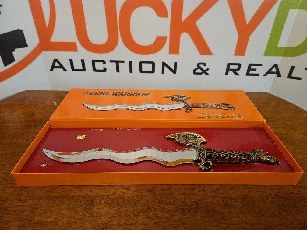 Steel Warrior Dagger W/Box - Measures 20" Long