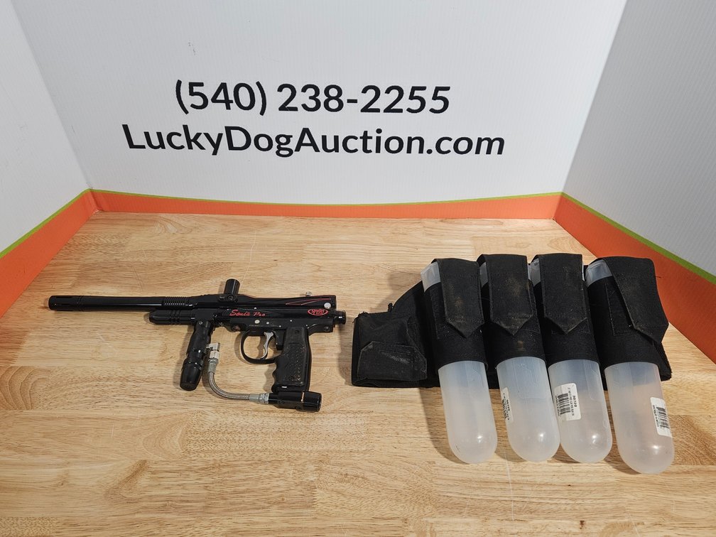 Spider Semi-Auto Souix Pro Paintball Gun W/Waist Belt and Ammo Pods