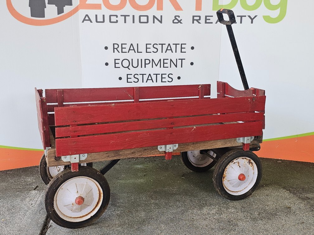 Vintage Wagon w/ Removeable Sides- Measures 19" Tall x 36" Long x 18" Wide