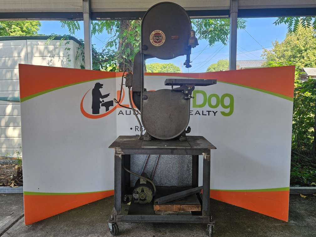 Delta 93-1/2" Band Saw W/Stand - Measures 66.5" Tall