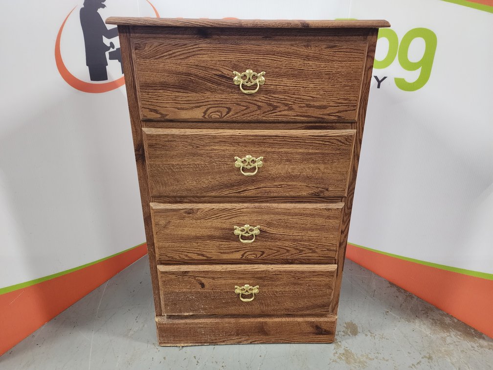 4 Drawer Dresser Measures 40" Tall x 25.5" Wide x 17" Deep