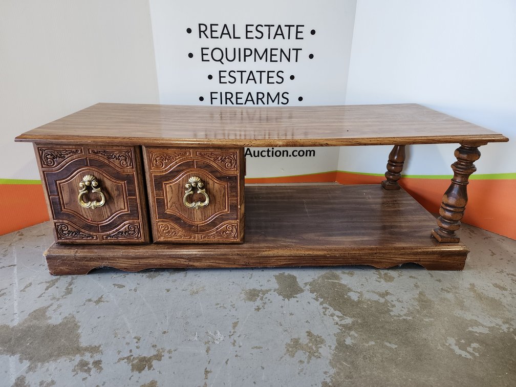 Coffee Table Measures 16" Tall x 48" Wide x 20" Deep