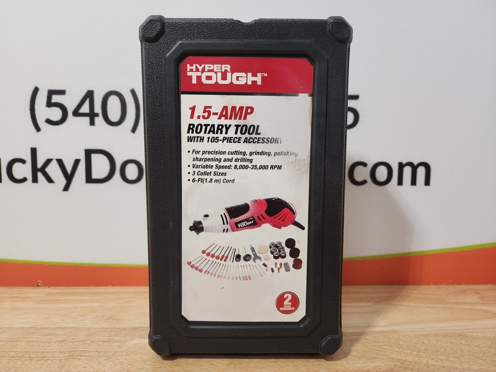 Hyper Tough 1.5 Amp Rotary Tool and Accessory Kit 