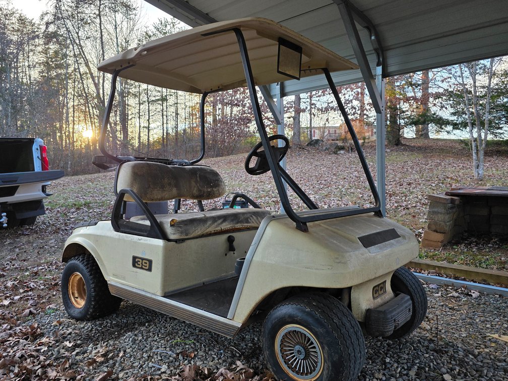 Club Car Golf Cart - Gas Powered - Has Been Sitting - Buyer Responsible For Loading