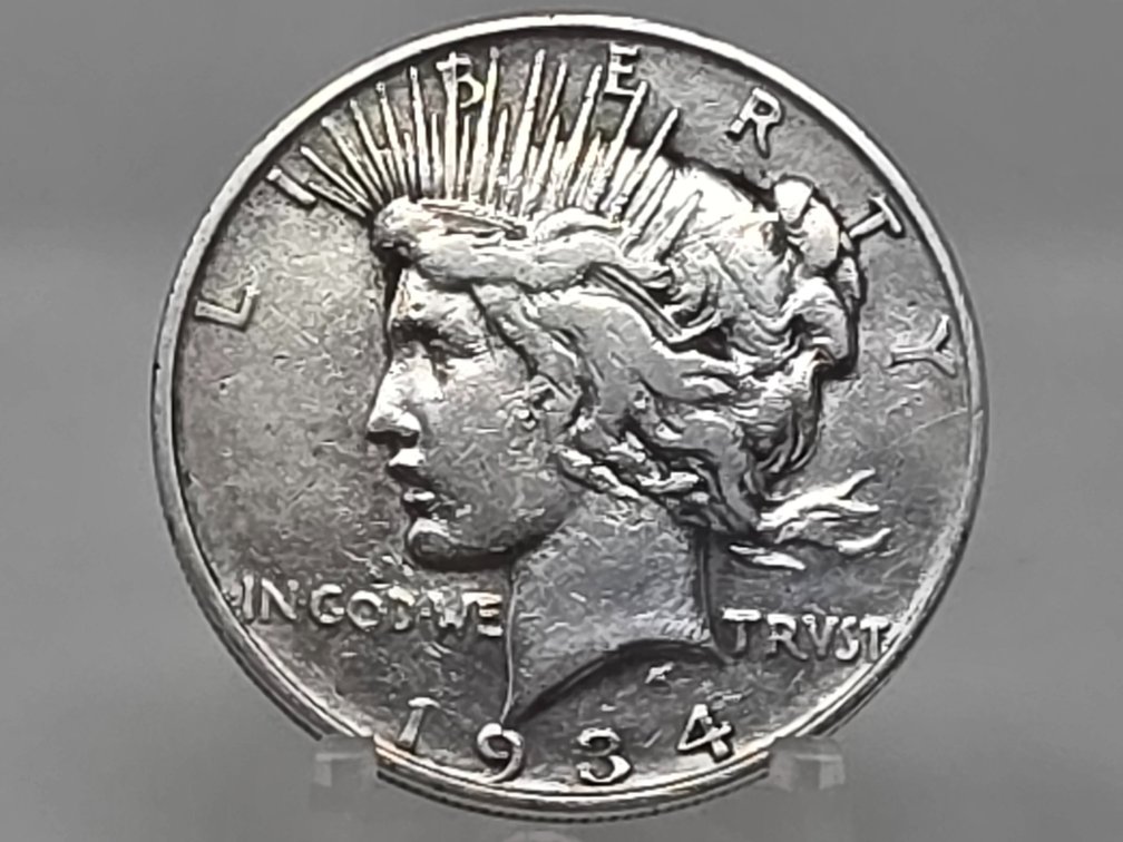 1934-D Silver Peace Dollar