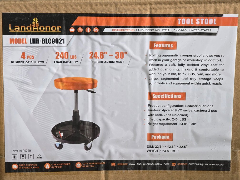 Unused Landhonor Tool Stool