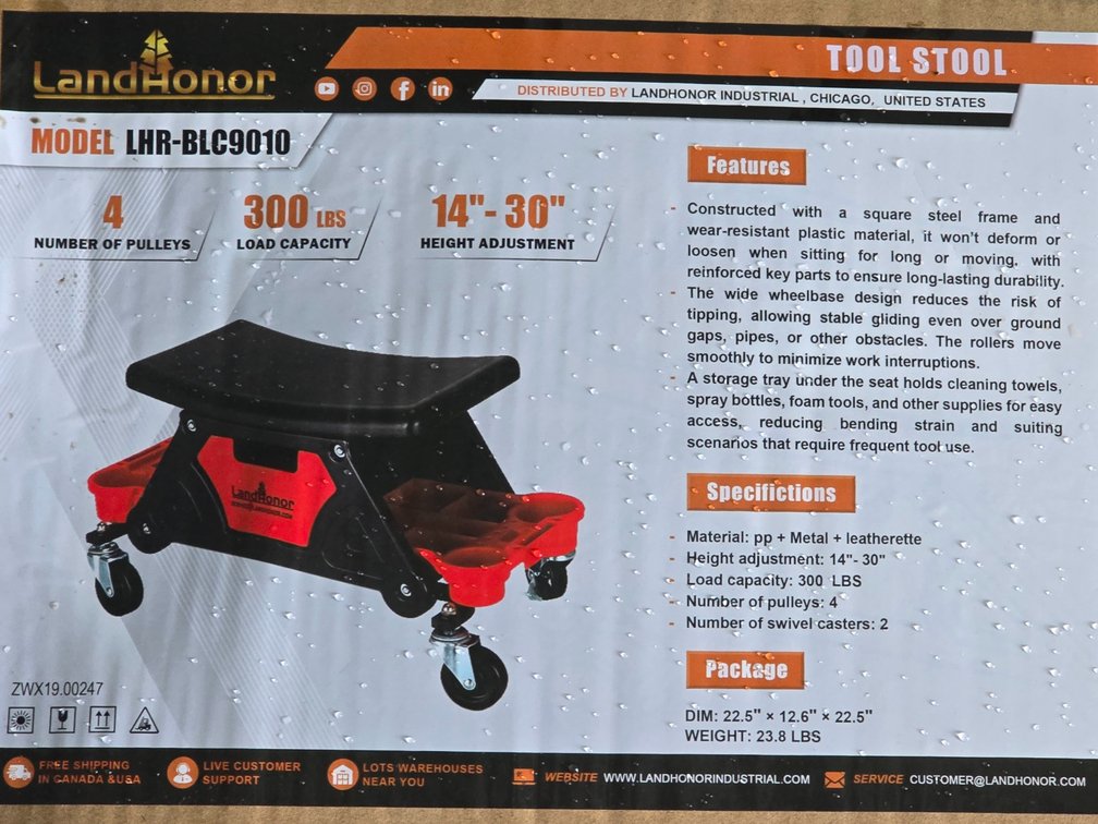 Unused Landhonor Tool Stool