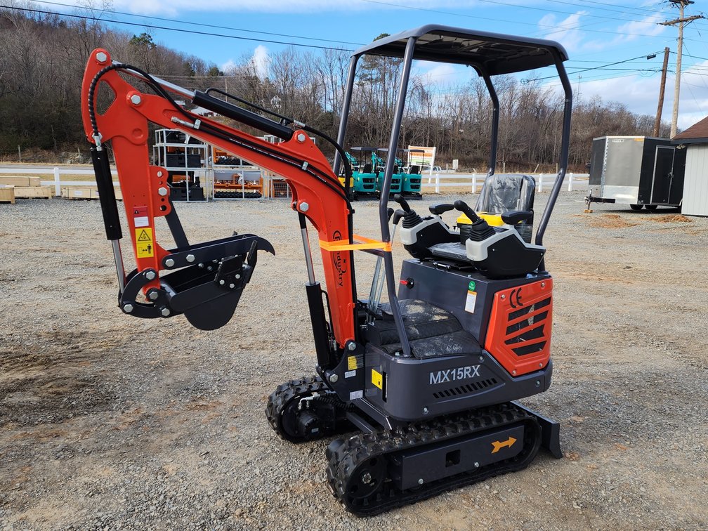 Unused CFG MX15RX Mini Excavator - 13.5HP RATO Gas Engine - Pilot System - 36" Hydraulic Blade