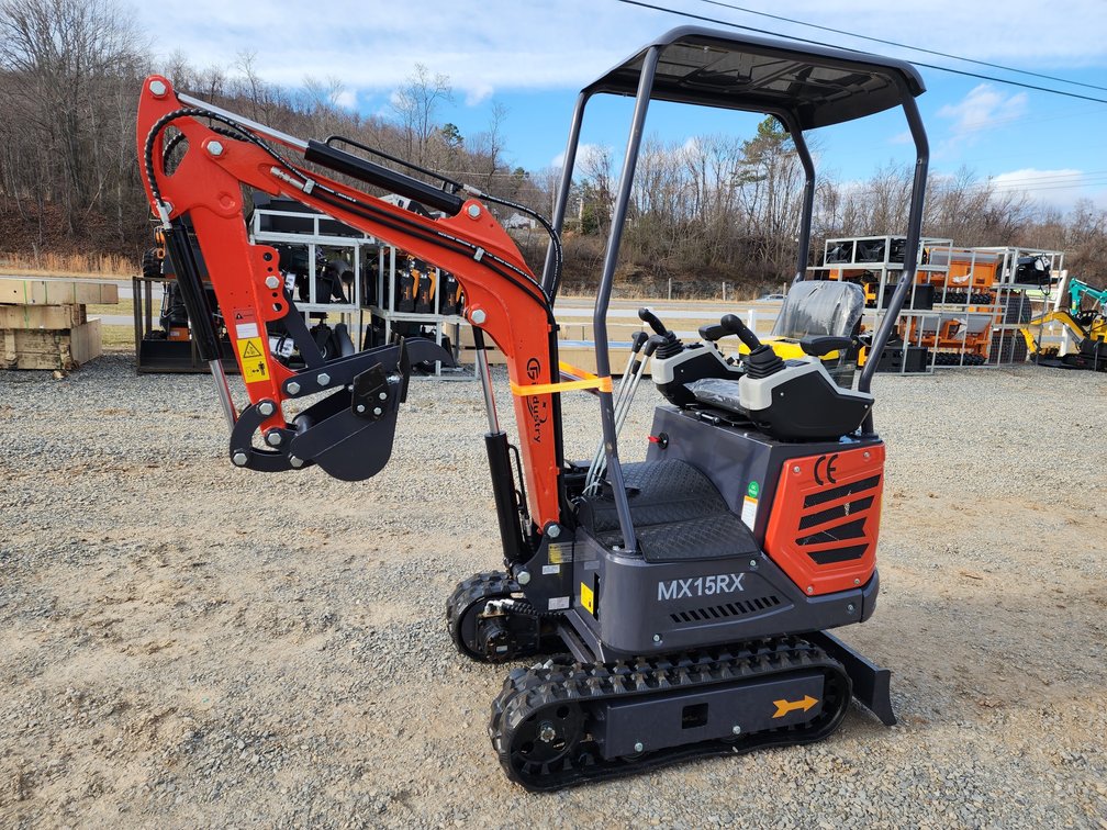 Unused CFG MX15RX Mini Excavator - 13.5HP RATO Gas Engine - Pilot System - 36" Hydraulic Blade