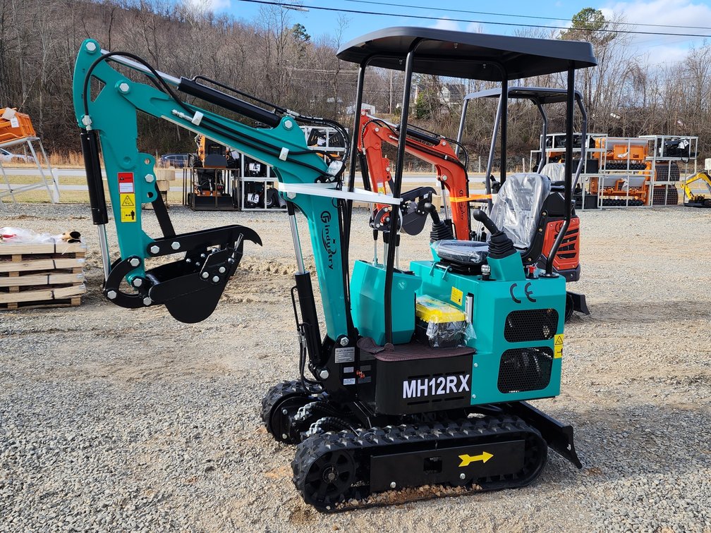 Unused CFG MH12RX Mini Excavator - 13.5HP RATO Gas Engine - Pilot System - 36" Hydraulic Blade