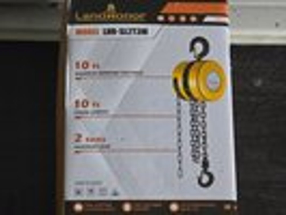 Unused Landhonor Manual Chain Lift