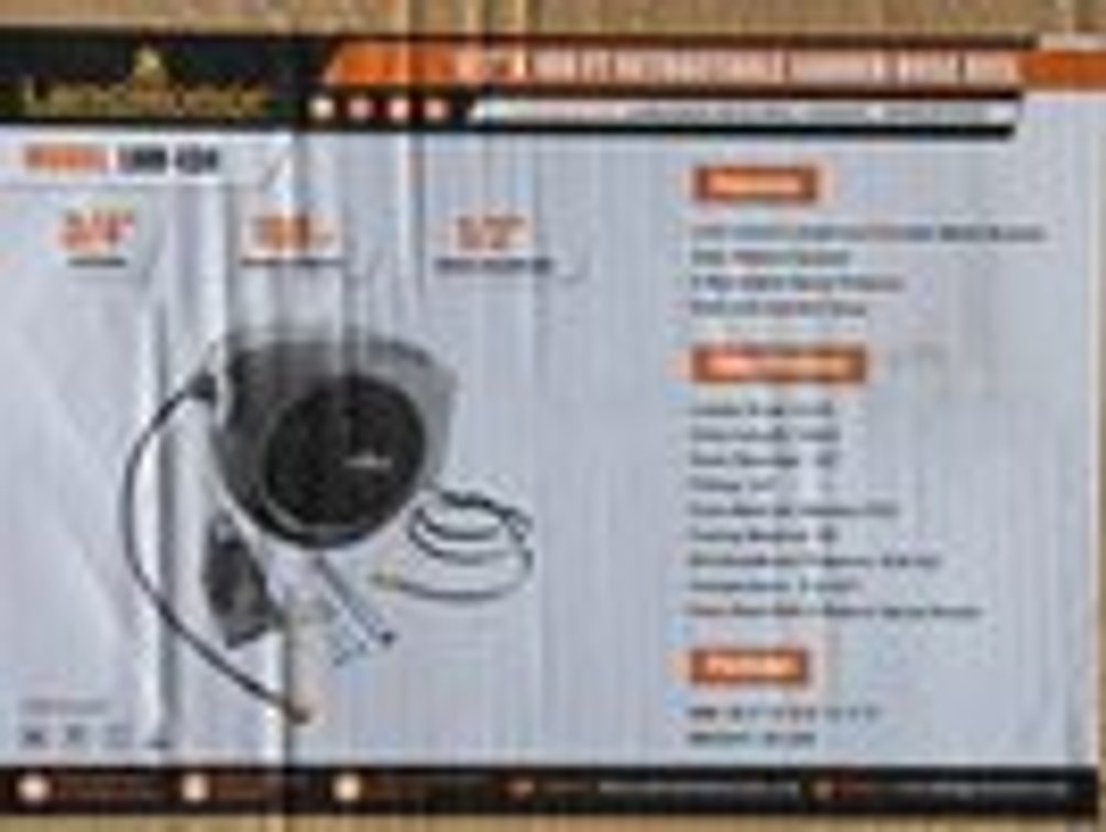 Unused Landhonor 100' Retractable Garden Hose Reel