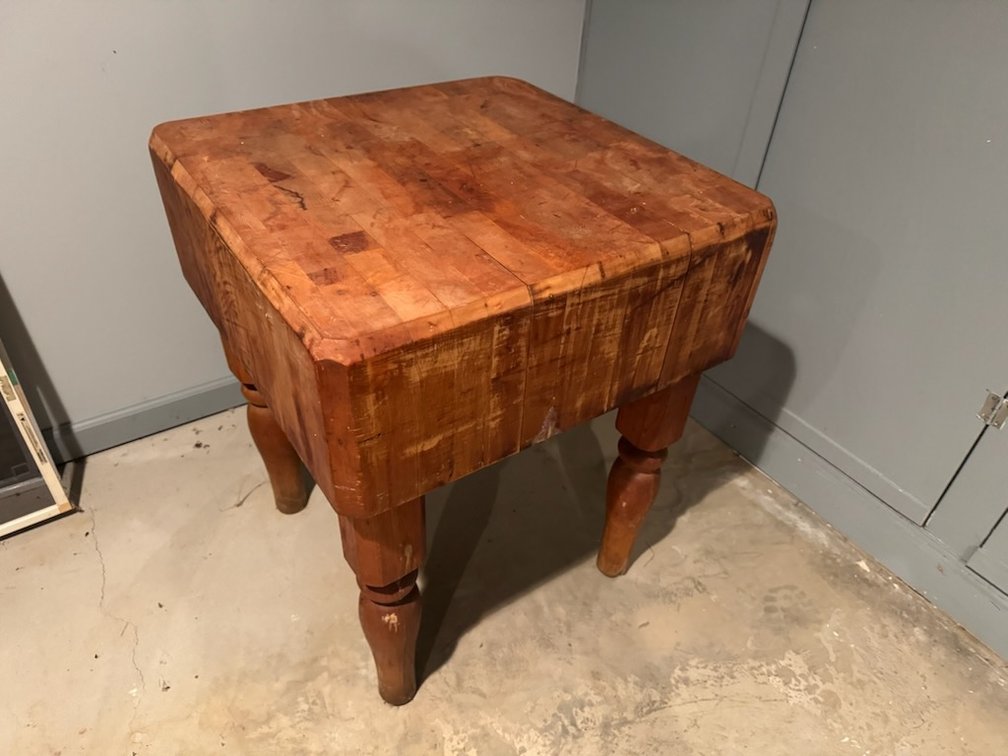 Butcher Block - Approx. 3’ x 3’