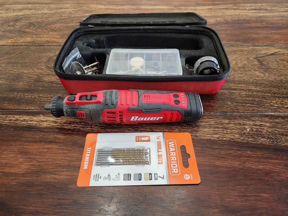Bauer Cordless Rotary Tool w/ Carry Case and Accessories