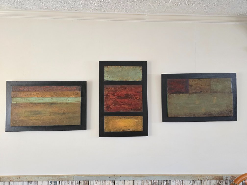 Framed Wall Art - 3 Pieces - 20" - 28" W
