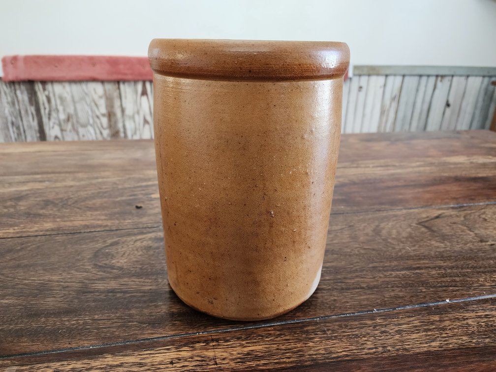 Stoneware Crock - Measures 9" Tall