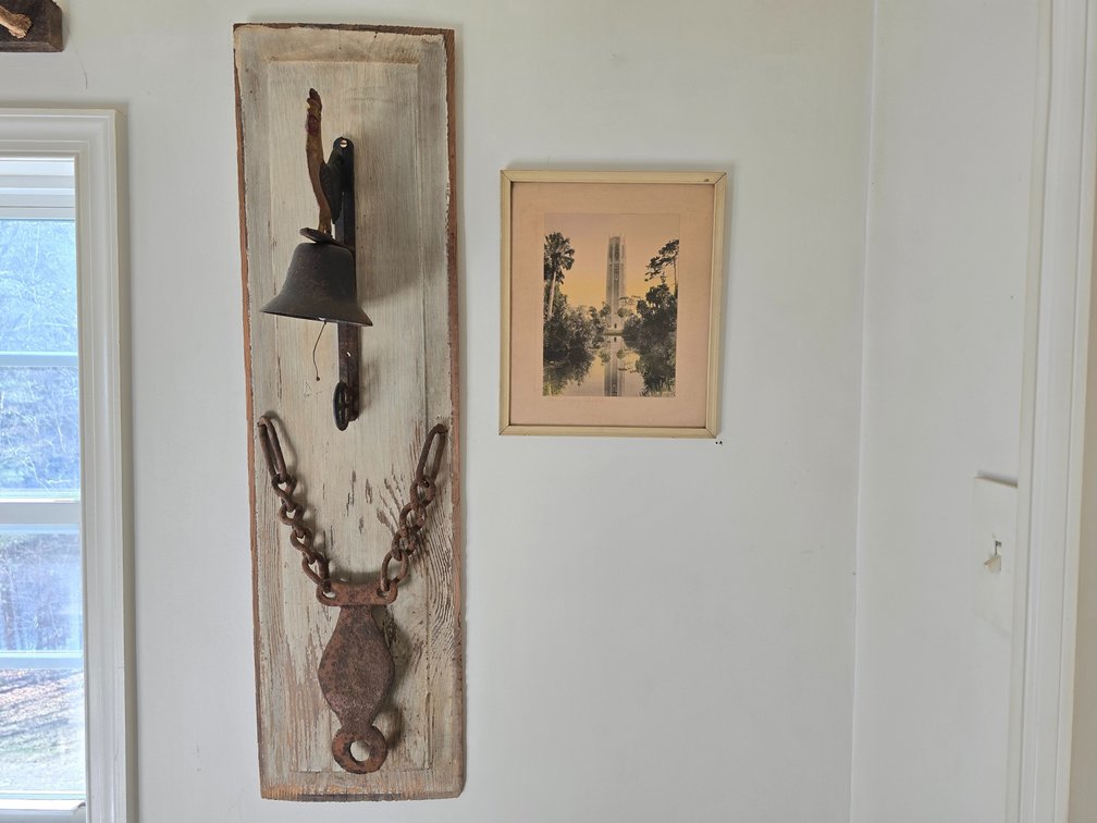 Farmhouse Dinner Bell Wall Decor - 37"