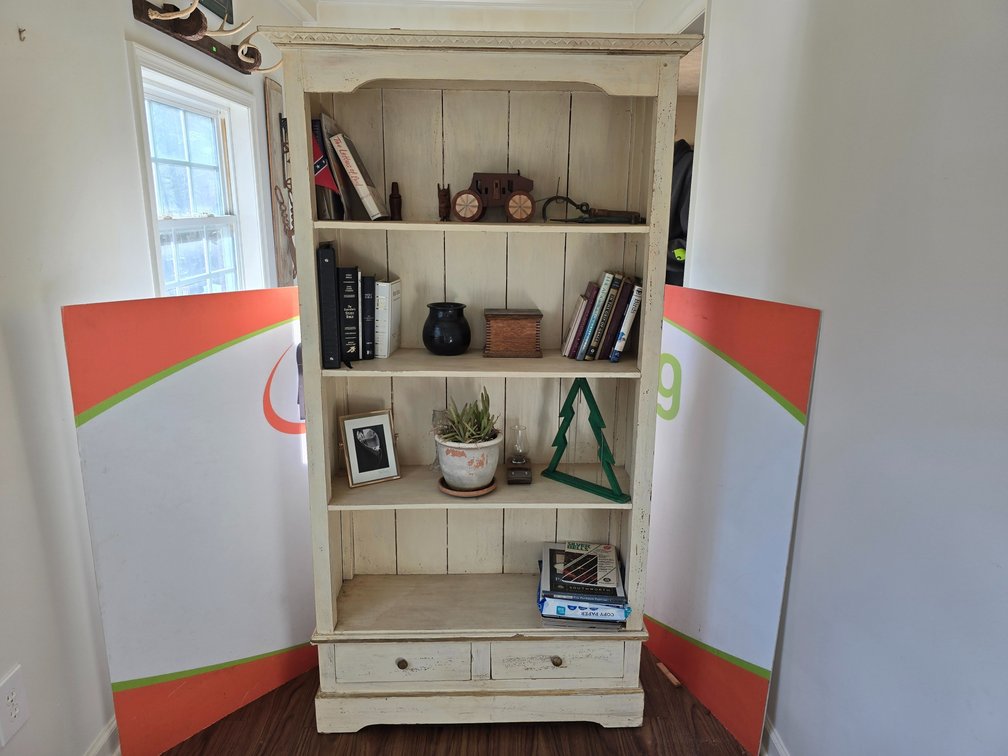 Farm House Style Bookcase - Measures 72" x 35" x 12"