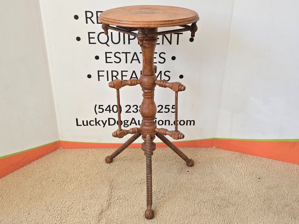 Antique Piano Stool - Measures 29" Tall