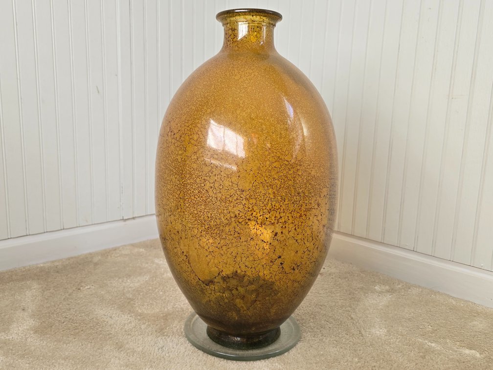 Glass Vase - Measures 24" T