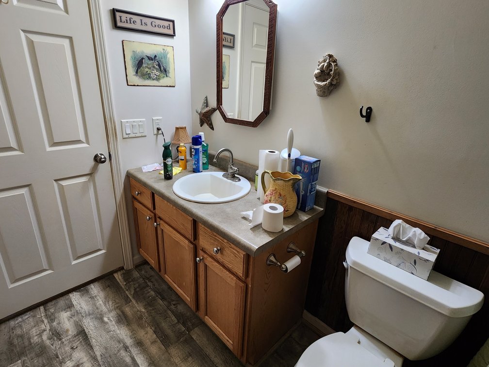 Entry Level Bathroom Contents - Wall Mirror Not Included