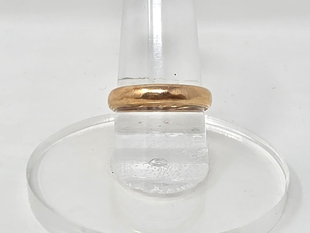 14-KT Gold Ring - Measures 3.8MM Wide - Engraved Inside 8-25-20 - Size 7.25 - 3.92 Grams Total Weight