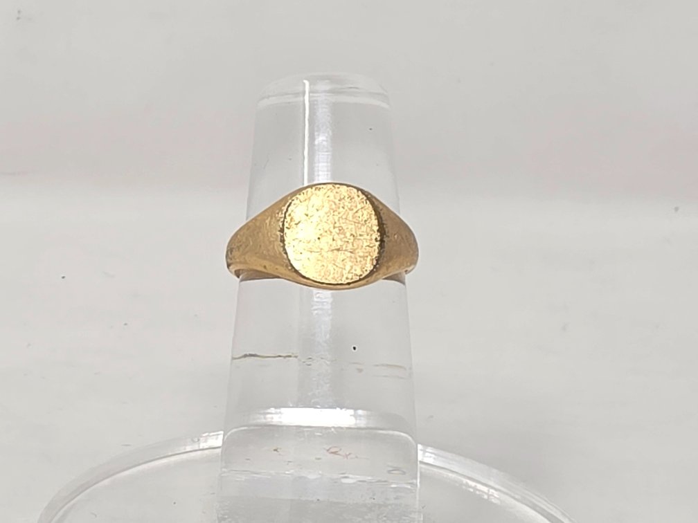 10-KT Gold Filled Ring - Size 4.5 - 1.87 Grams Total Weight