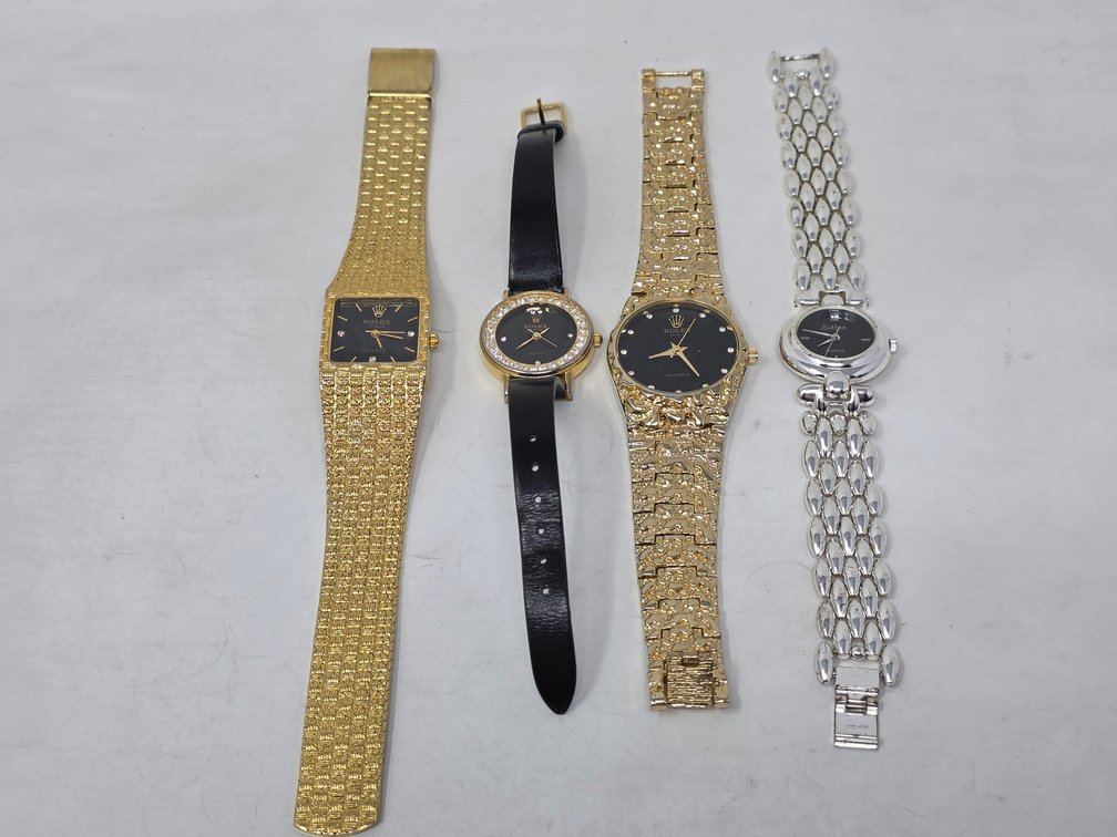 (4) Costume Ladies Watch - Imitation Rolex and Sutton - All Not Working