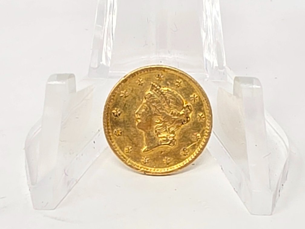 1851 Liberty Head One Dollar Gold Coin