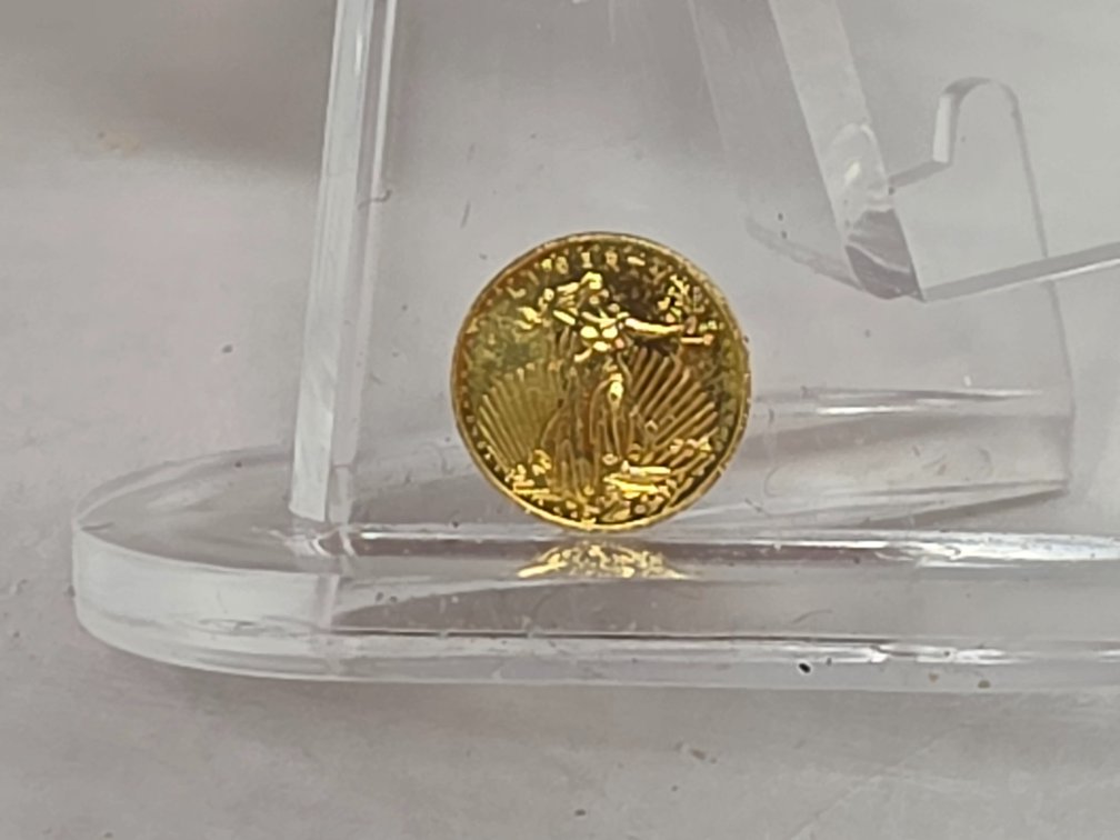 0.85 Grams .999 Gold - St Gaudens Mini Copy