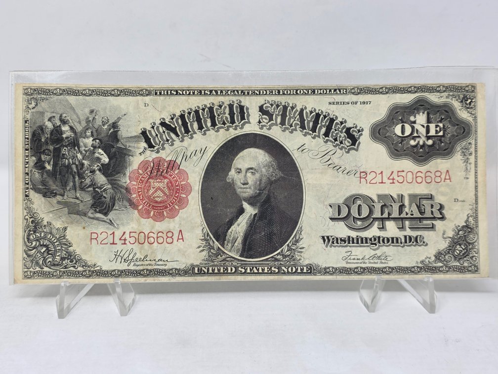 1917 U.S. One Dollar Large-Size Legal Tender Note
