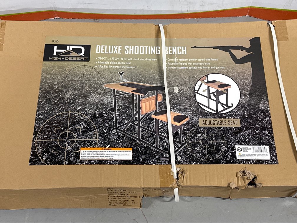 High Desert Deluxe Shooting Bench (In Original Box)