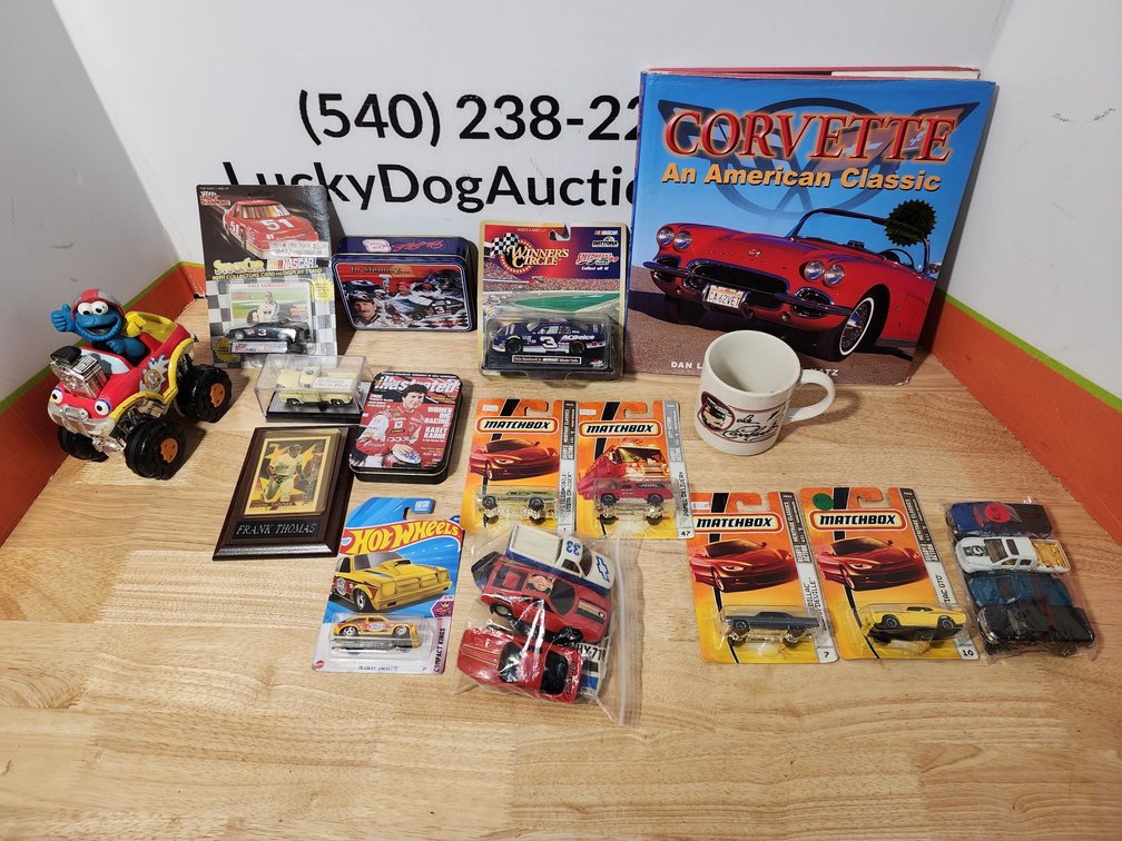 Corvette An American Classic Book - Matchbox Cars - Nascar Memrobelia Items