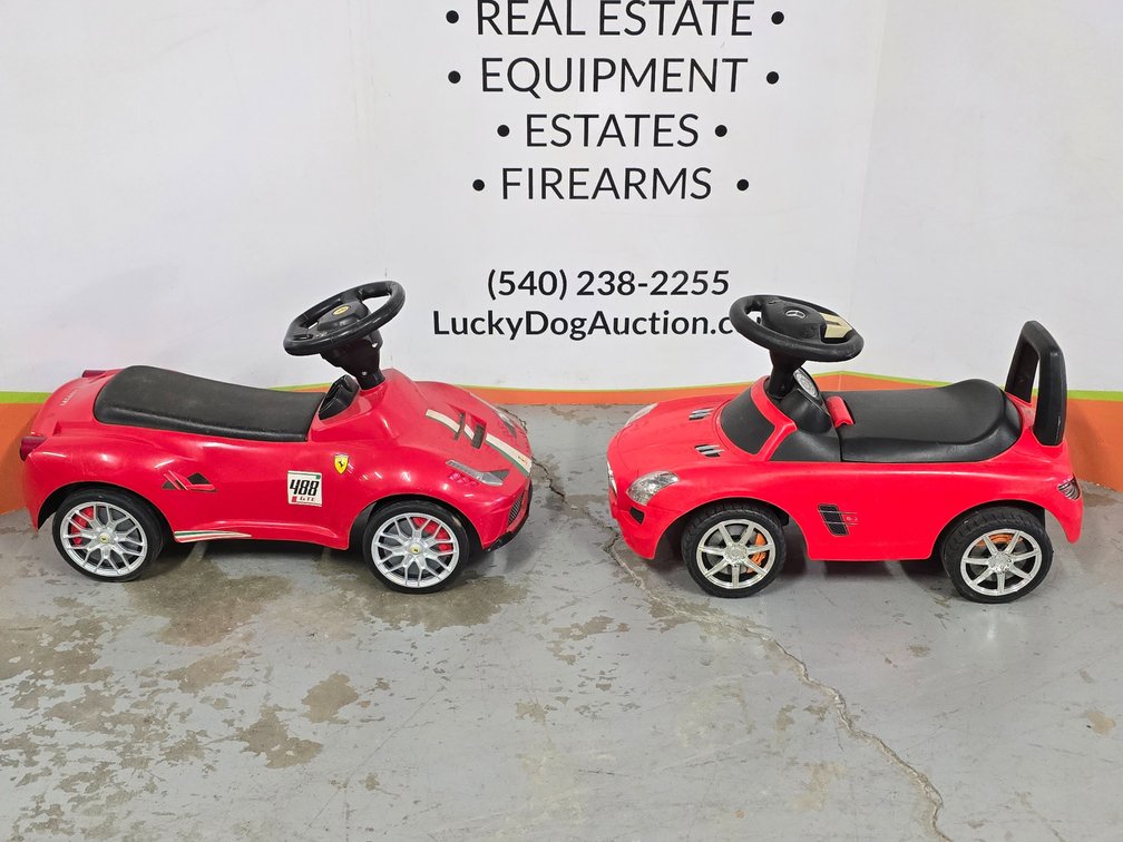 (2) Exotic Car Ride On Toys