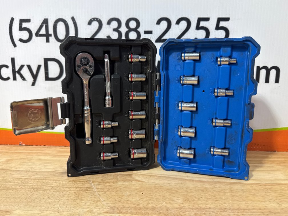 Kobalt 1/4” Drive Socket Set in Hard Case