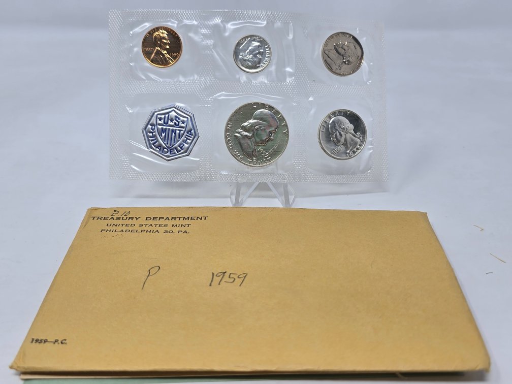 1959 US Mint Silver Proof Set