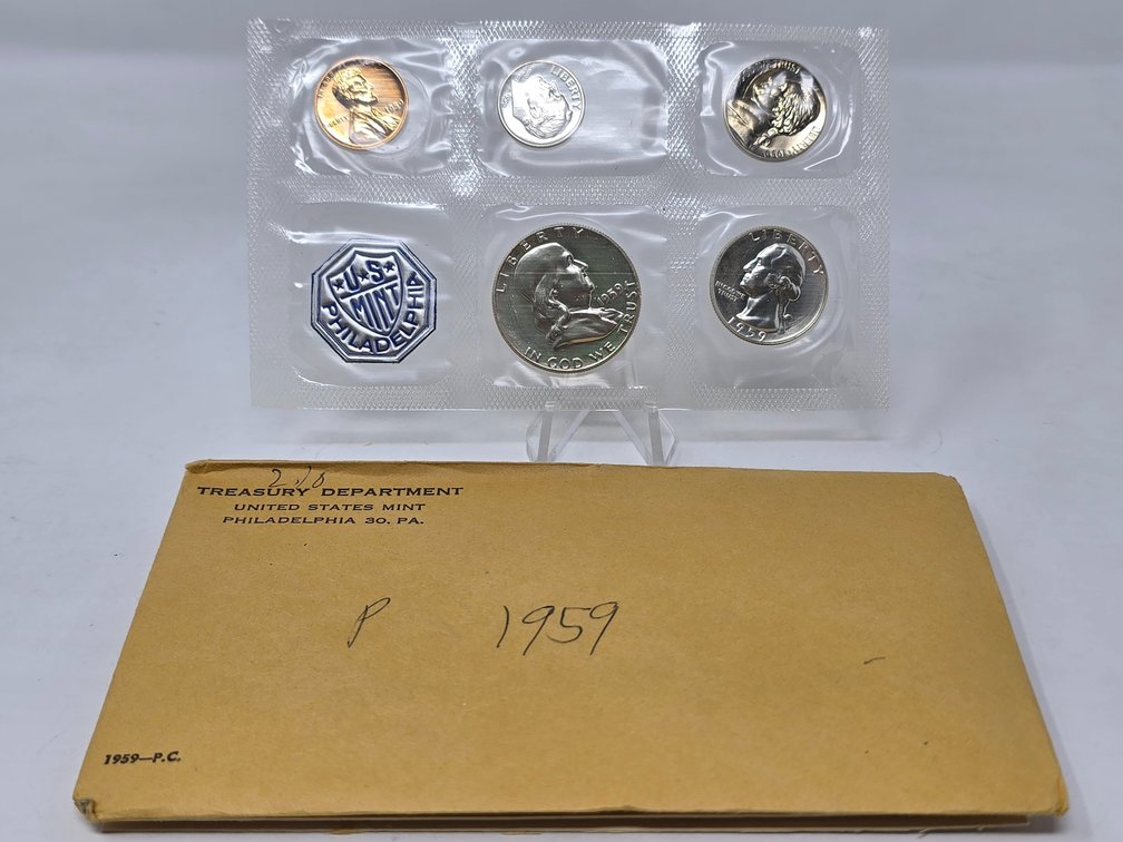 1959 US Mint Silver Proof Set