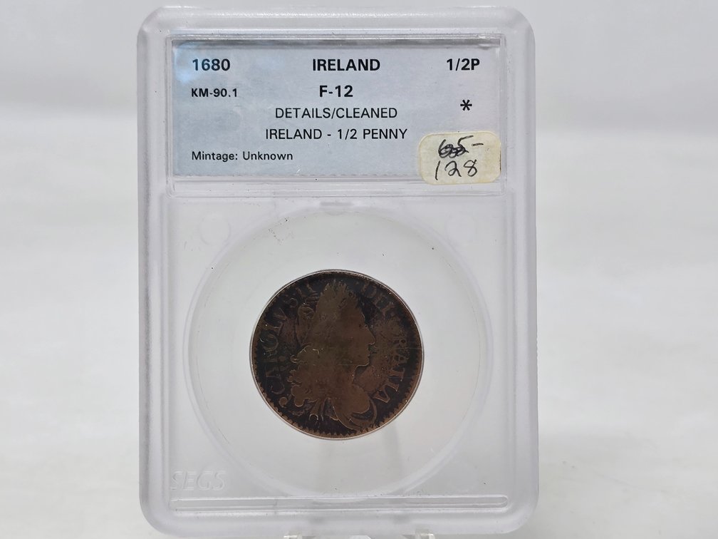1680 Ireland 1/2 Penny