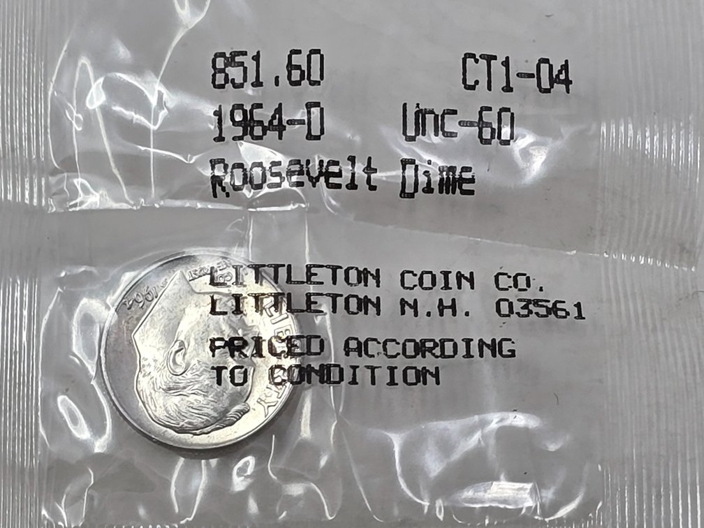 1964-D Roosevelt Dime
