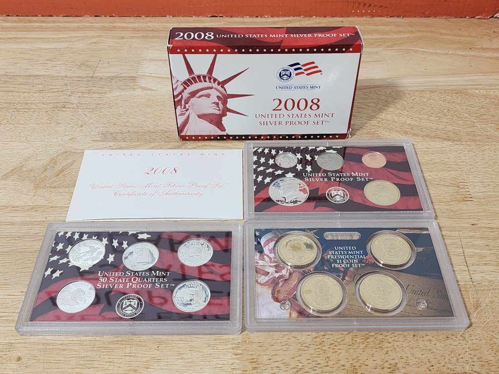 2008 United States Mint Silver Proof Set